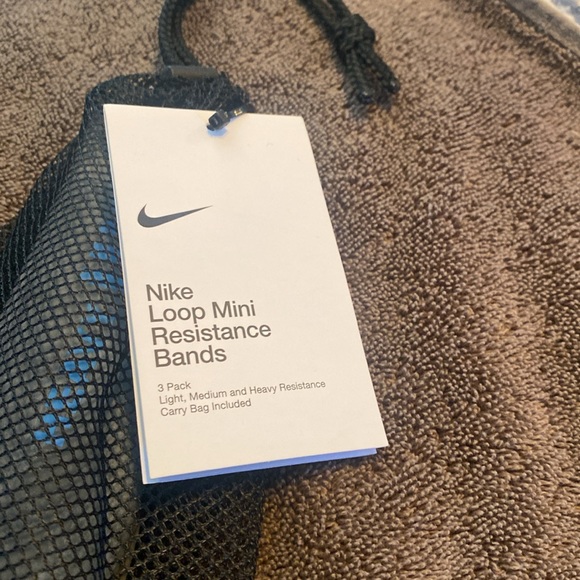 NIKE BRAND LOOP MINI RESISTANCE BANDS, LIGHT, MEDIUM, AND HEAVY - Picture 2 of 3